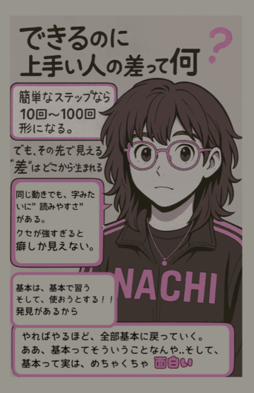 ダンスを上手く踊るには、基本を使う